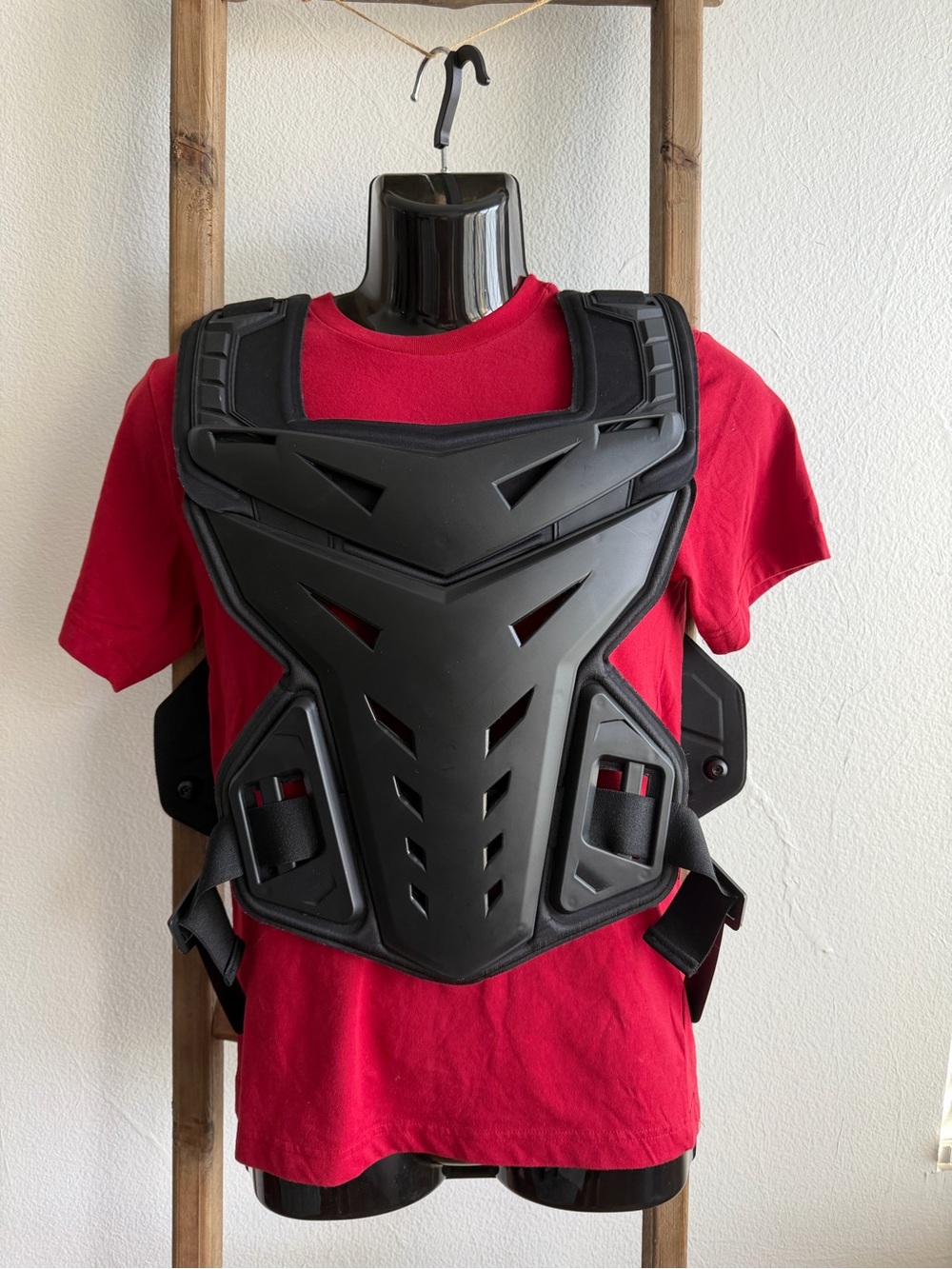 Black Protective Chest Armor Vest - one size